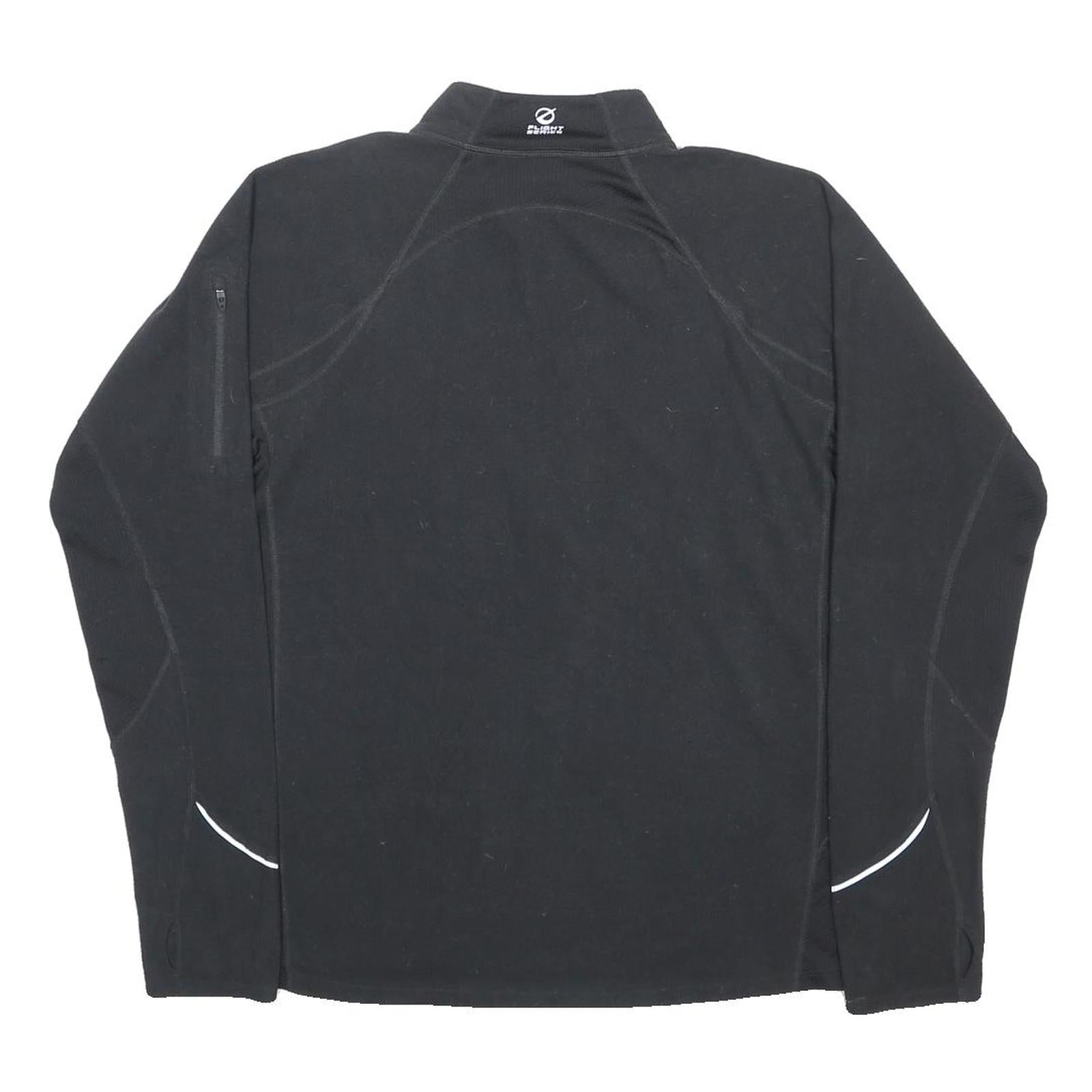 THE NORTH FACE Mens Black Outdoor Performance Pullover Jumper Half Zip XL