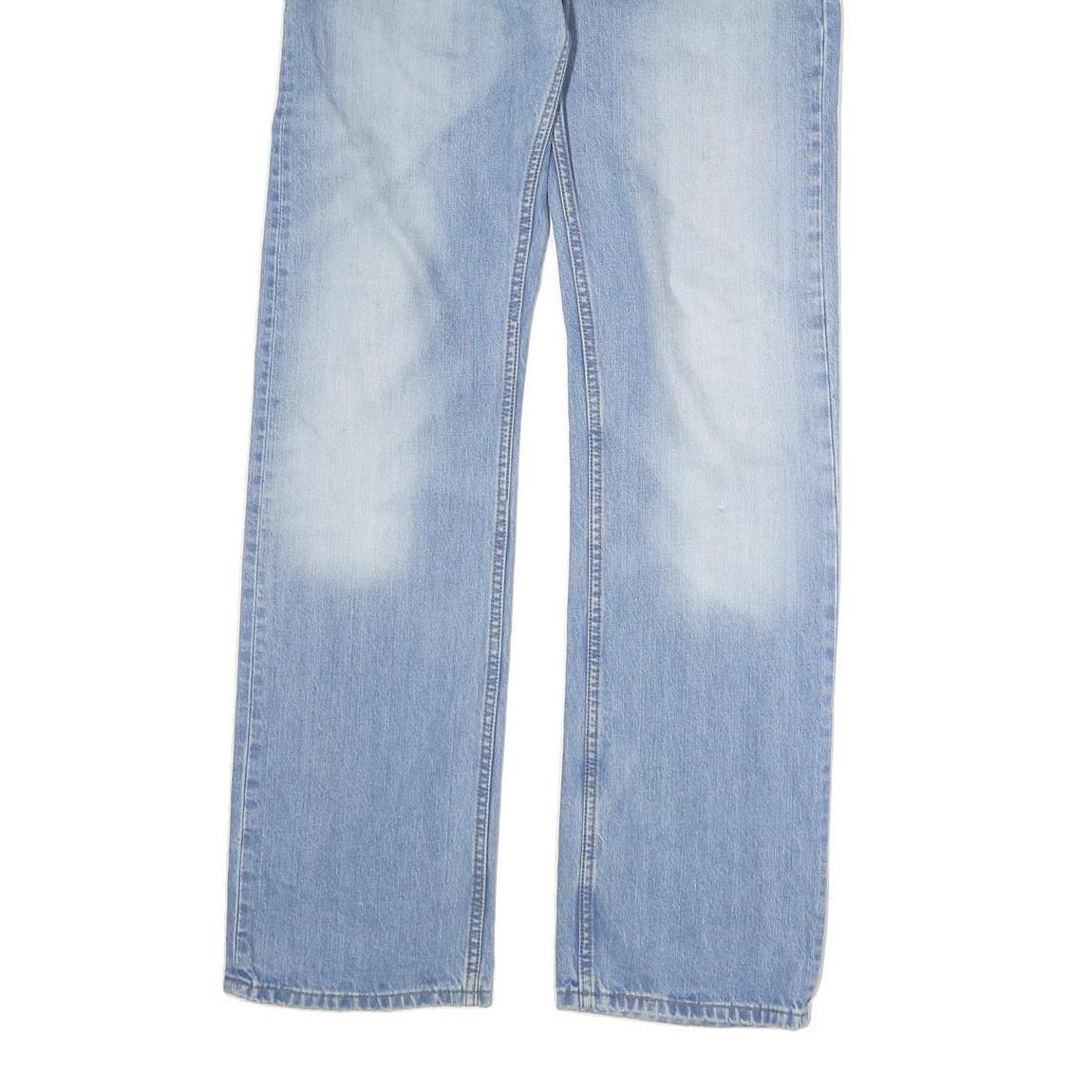 LEVI'S 505 Mens Jeans Blue Regular Straight Denim Light W38 L34 Classic Fit