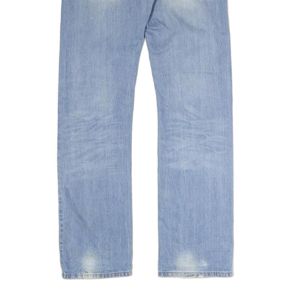 LEVI'S 505 Mens Jeans Blue Regular Straight Denim Light W38 L34 Classic Fit