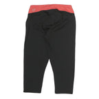 PUMA Womens Joggers Black & Coral Slim Tapered M W26 L17 Activewear Gym Fitness