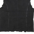 RELATIVITY Womens Black Faux Fur Trim Zip Jacket XL Polyester Blend Soft Warm