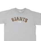 NIKE Mens Grey Giants Graphic T-Shirt XL Short Sleeve Crew Neck Sports Casual