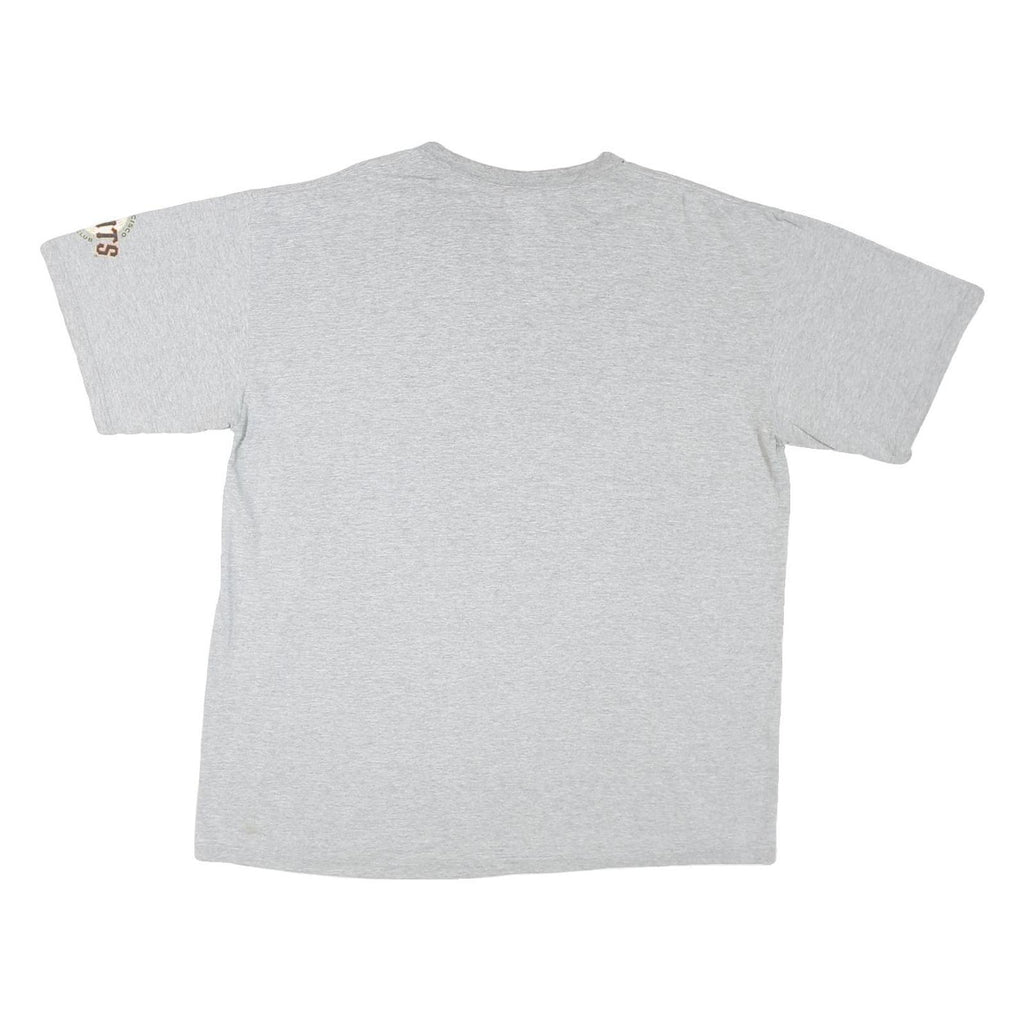 NIKE Mens Grey Giants Graphic T-Shirt XL Short Sleeve Crew Neck Sports Casual