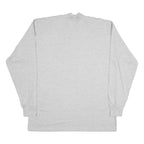 RUSSELL ATHLETIC Mens Grey Long Sleeve Crew Neck T-Shirt M Cotton Casual