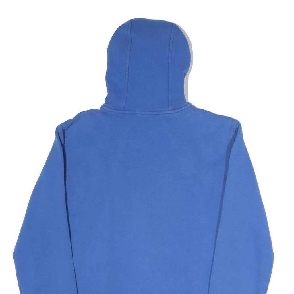 ADIDAS Mens Blue Hoodie S Cotton Blend Pullover Casual Sportswear