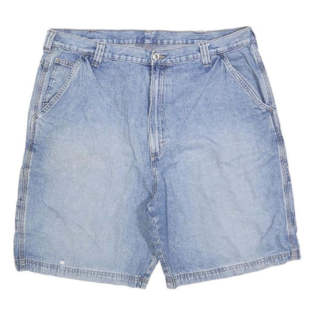 WRANGLER Mens Denim Blue Casual Shorts XL W38 Cotton Blend Relaxed Fit