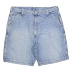WRANGLER Mens Denim Blue Casual Shorts XL W38 Cotton Blend Relaxed Fit