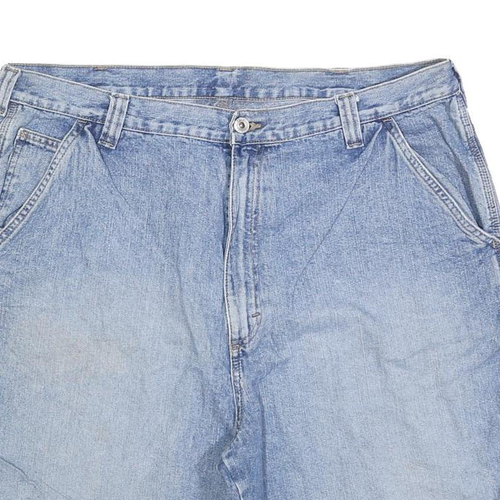 WRANGLER Mens Denim Blue Casual Shorts XL W38 Cotton Blend Relaxed Fit