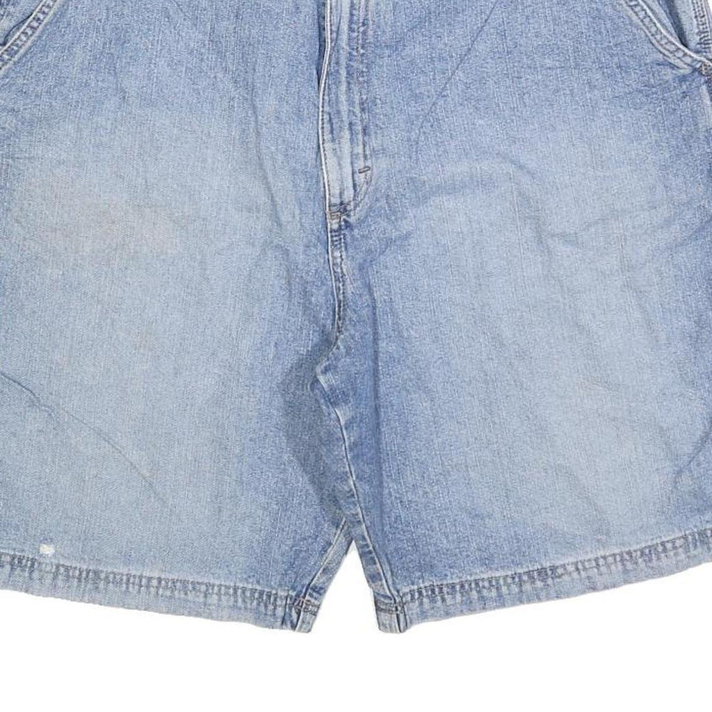 WRANGLER Mens Denim Blue Casual Shorts XL W38 Cotton Blend Relaxed Fit