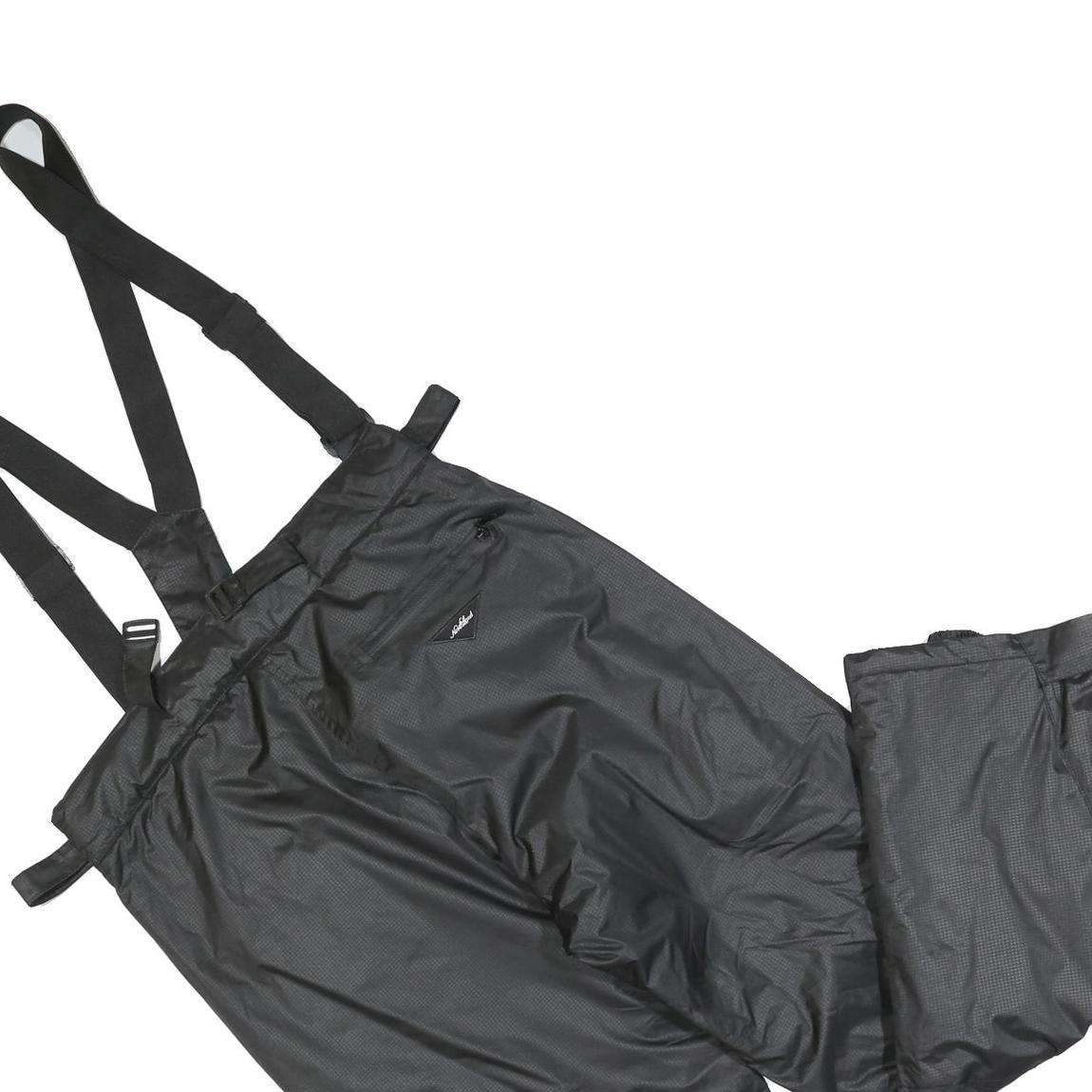 NORTH LAND Womens Black Dungarees Regular Polyester Blend XL W34 L30 Outdoor