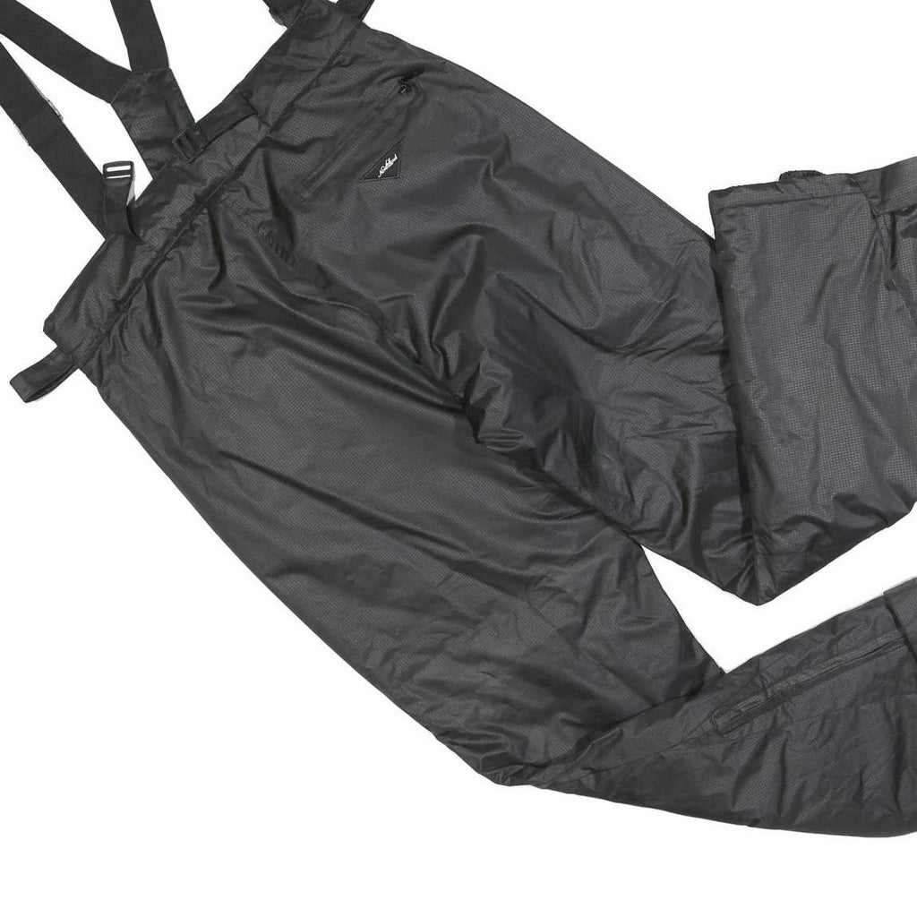 NORTH LAND Womens Black Dungarees Regular Polyester Blend XL W34 L30 Outdoor