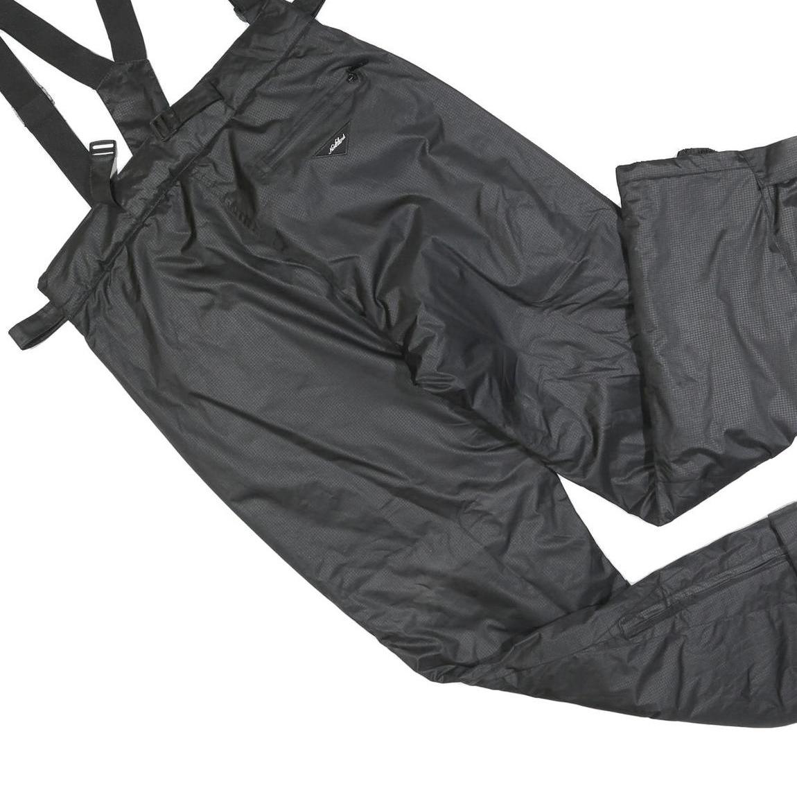 NORTH LAND Womens Black Dungarees Regular Polyester Blend XL W34 L30 Outdoor