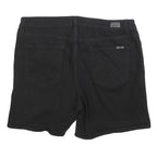 7 FOR ALL MANKIND Womens Black Casual Shorts XL W38 Cotton Blend Stylish Fit