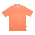 ADIDAS Mens Orange Short Sleeve Plain Cotton Polo Shirt M Casual Sportswear