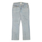 TRUE RELIGION Womens Jeans Blue Regular Bootcut Denim Light W28 L28 Stylish