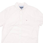 TOMMY HILFIGER Mens Plain Shirt Pink L