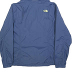 THE NORTH FACE Womens Blue Zip Jacket XL Polyester Plain Outdoor Hooded