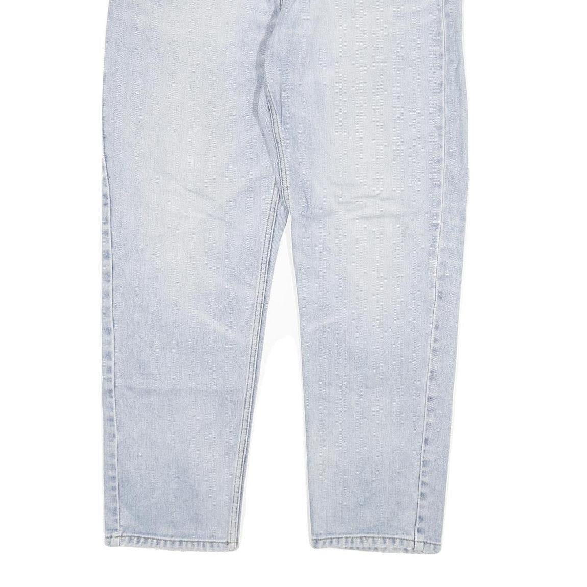 CARHARTT Womens Jeans Light Blue Regular Straight Denim Rinse W33 L30 Classic