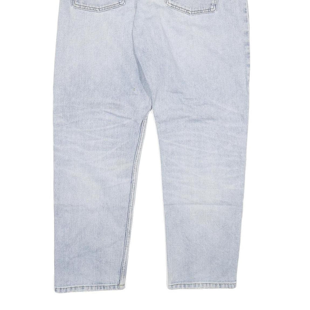 CARHARTT Womens Jeans Light Blue Regular Straight Denim Rinse W33 L30 Classic