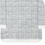 LIVIE Womens Grey & White Printed Top Long Sleeve Crew Neck S Polyester Blend