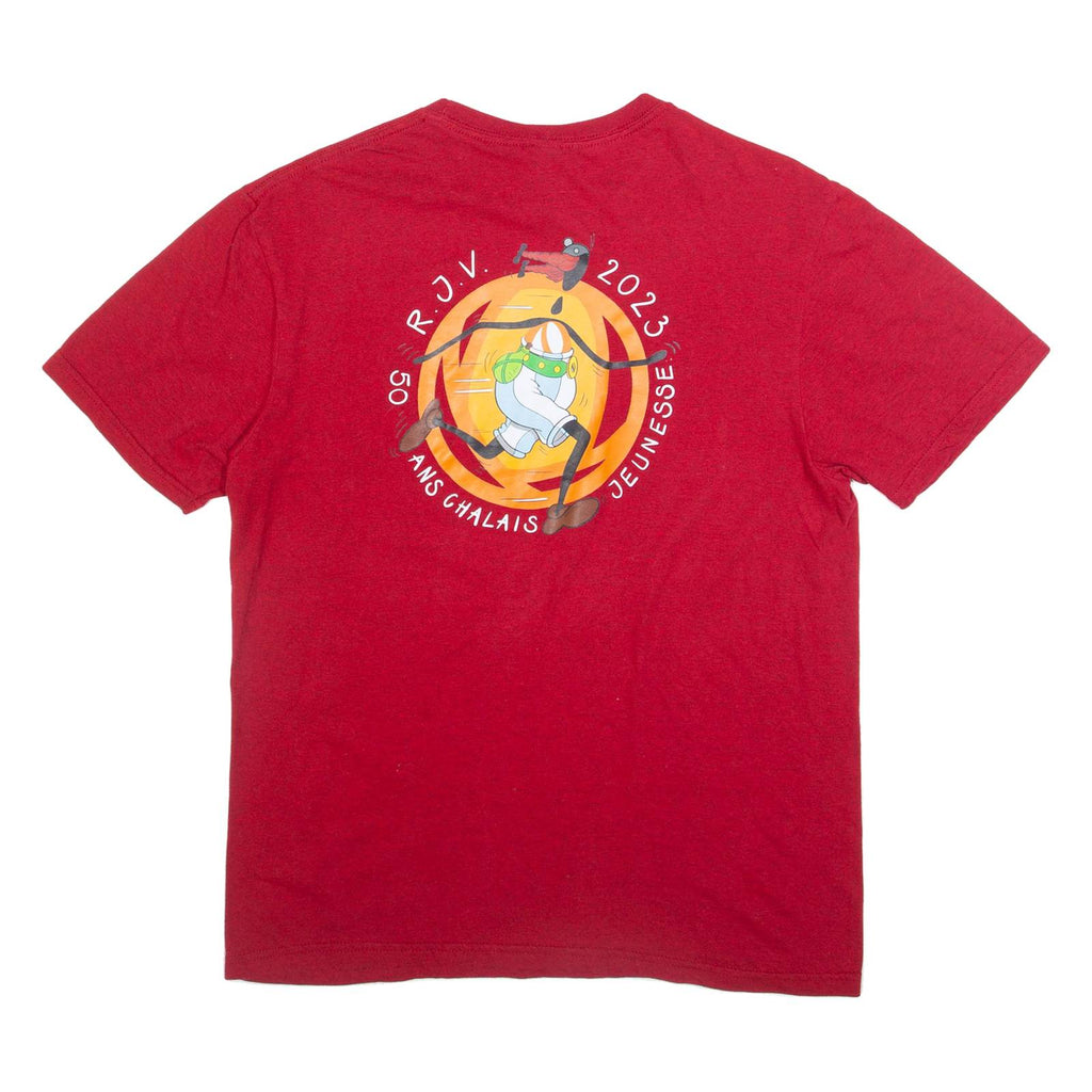 Rjv Mens T-Shirt Red M