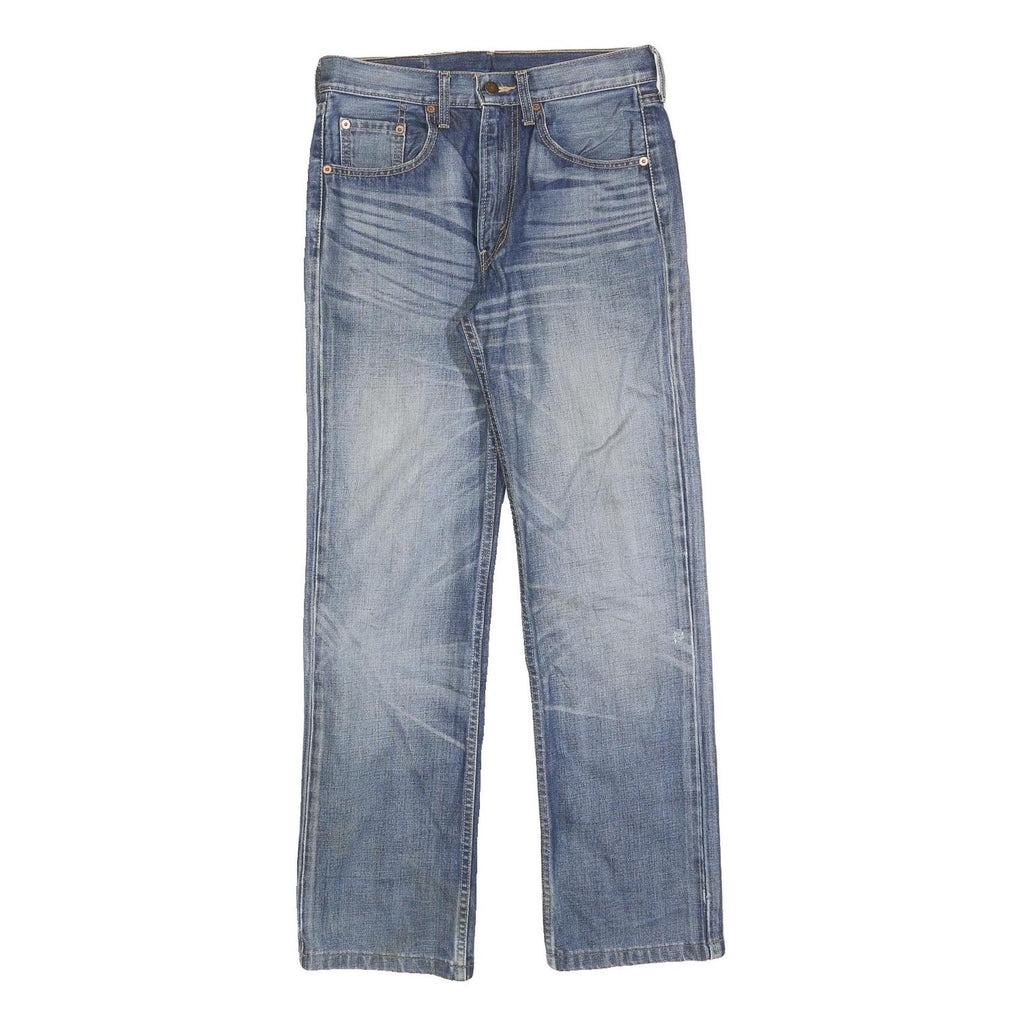 LEVI'S 524 Mens Jeans Blue Regular Straight Denim Medium W30 L32 Classic Fit Zip