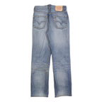 LEVI'S 524 Mens Jeans Blue Regular Straight Denim Medium W30 L32 Classic Fit Zip