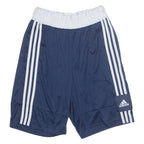 ADIDAS Basketball Mens Sports Shorts Blue Relaxed S W26