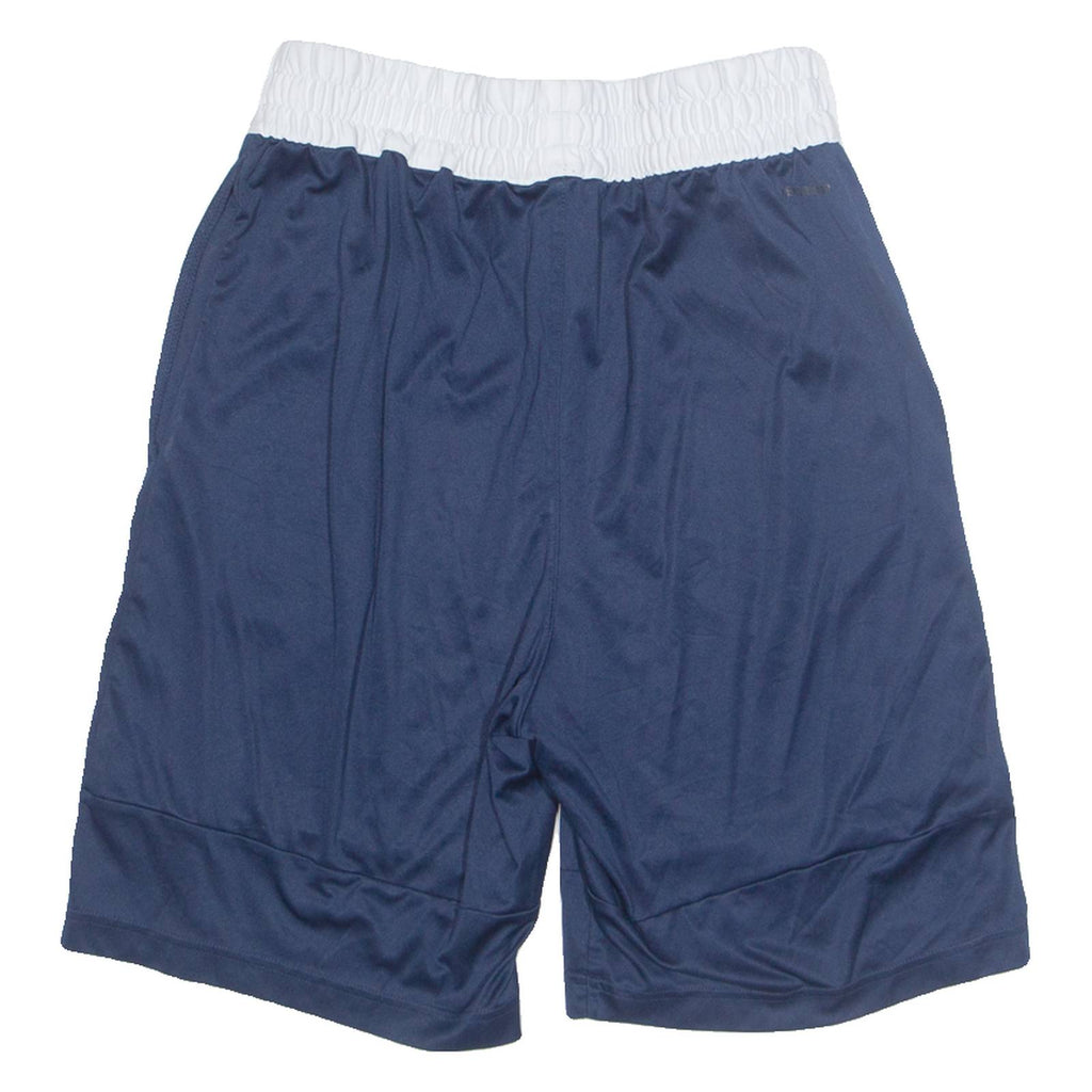 ADIDAS Basketball Mens Sports Shorts Blue Relaxed S W26