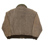 OUTDOOR EXCHANGE Mens Chore Jacket Brown Leather XL