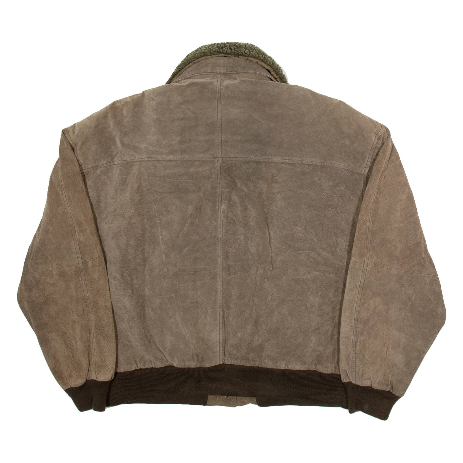 OUTDOOR EXCHANGE Mens Chore Jacket Brown Leather XL
