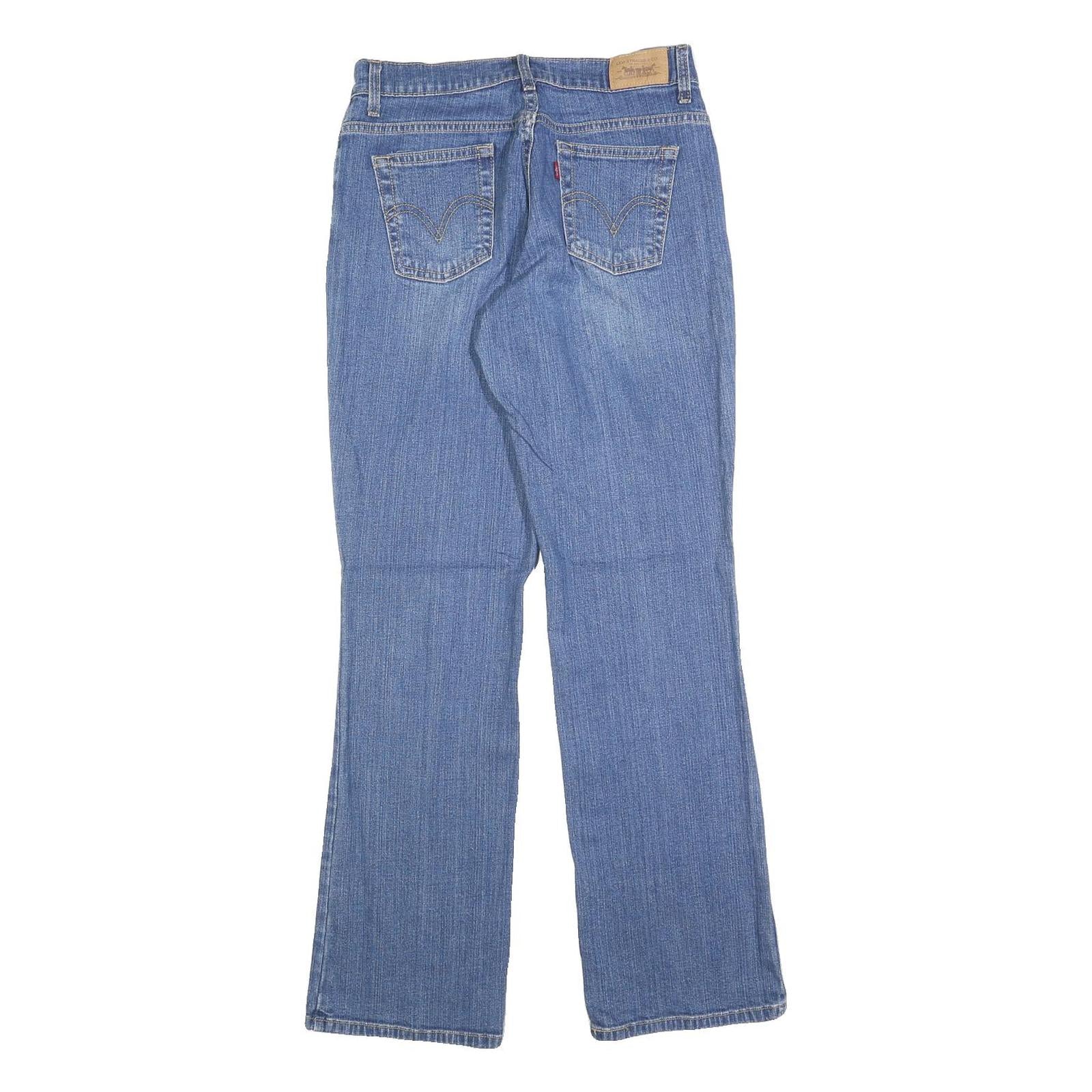 LEVI'S 550 Straight Womens Jeans Blue Relaxed Straight Denim Medium W28 L31