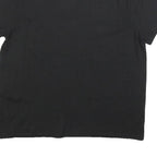 CHAMPION Womens Black Cotton Blend Classic Logo T-Shirt XL Short Sleeve Crew