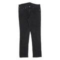 LEVI'S 511 Slim Mens Jeans Black Slim Skinny Denim Raw W34 L32 Stretch Zip