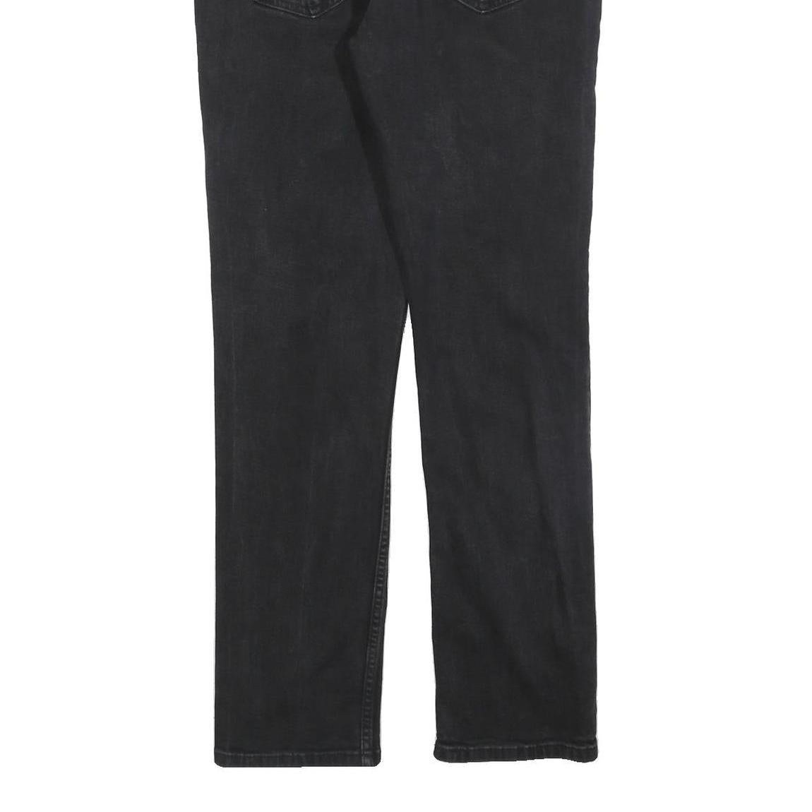 LEVI'S 511 Slim Mens Jeans Black Slim Skinny Denim Raw W34 L32 Stretch Zip