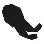 MARC O'POLO Womens Black Playsuit Cotton Blend S Buttoned Collar Casual Jumpsuit