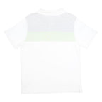 LIVERPOOL FOOTBALL CLUB Mens White Grey Green Cotton Short Sleeve Polo Shirt L