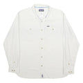 PATAGONIA Mens White Cotton Blend Shirt XL Outdoor Casual Button Front