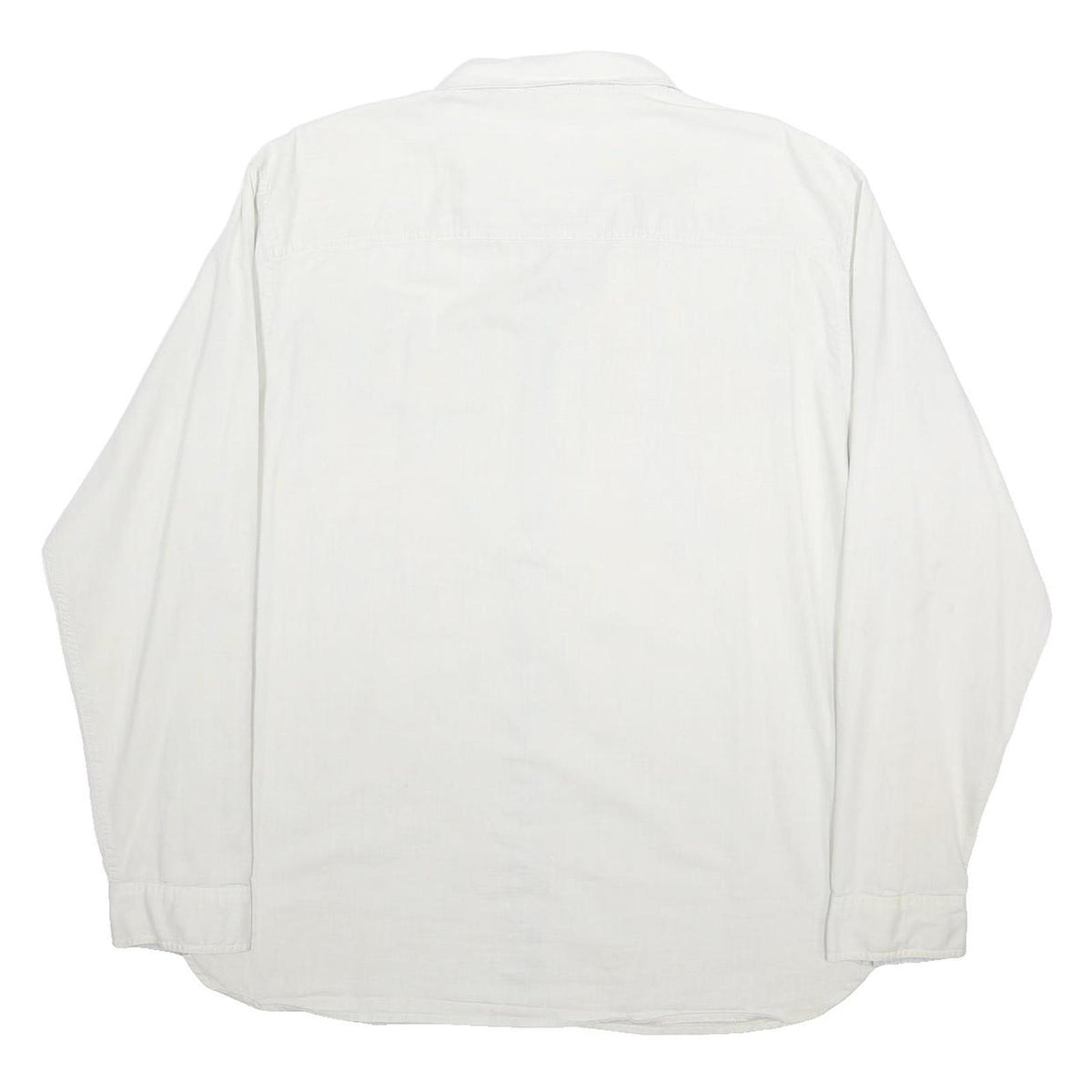 PATAGONIA Mens White Cotton Blend Shirt XL Outdoor Casual Button Front
