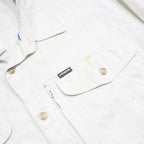 PATAGONIA Mens White Cotton Blend Shirt XL Outdoor Casual Button Front