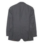 RALPH LAUREN Mens Grey Pinstripe Wool Jacket M Woven Classic Tailored Button