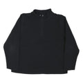 REEBOK Womens Black Plain Pullover Crew Neck Basic Knit UK 16 Polyester Blend