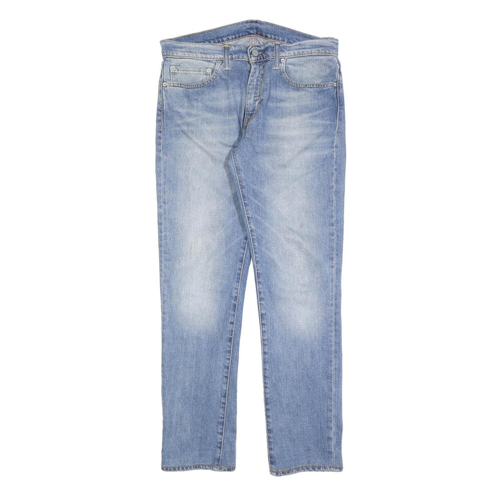 LEVI'S 511 Slim Mens Jeans Blue Cotton Denim Medium W32 L32 Slim Fit Zip