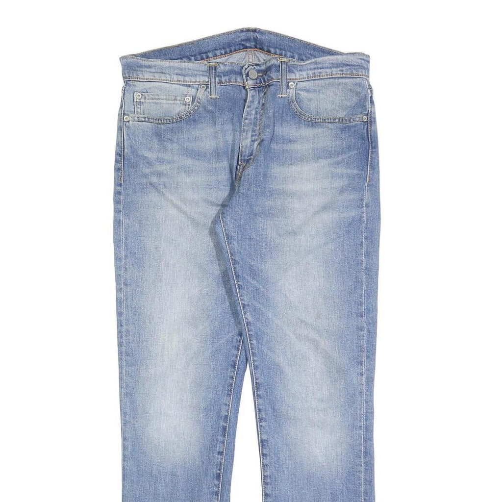 LEVI'S 511 Slim Mens Jeans Blue Cotton Denim Medium W32 L32 Slim Fit Zip