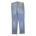 LEVI'S 511 Slim Mens Jeans Blue Cotton Denim Medium W32 L32 Slim Fit Zip