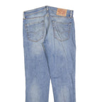LEVI'S 511 Slim Mens Jeans Blue Cotton Denim Medium W32 L32 Slim Fit Zip