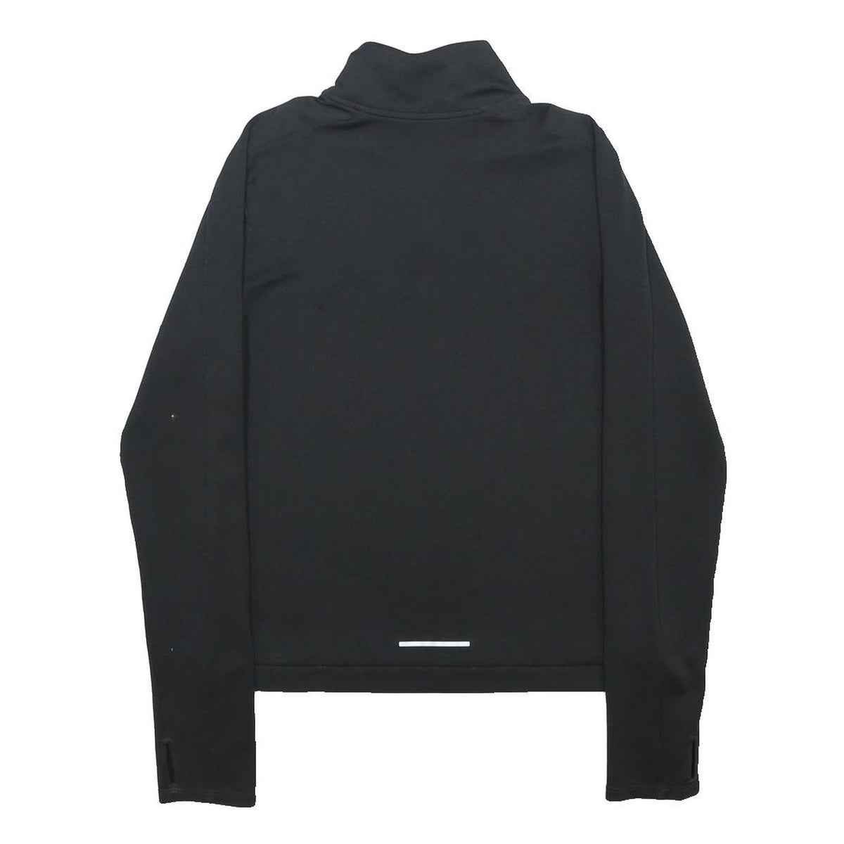 NIKE Womens Black 1/4 Zip Sweatshirt S Performance Activewear