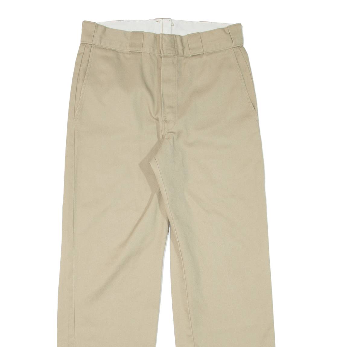 DICKIES Workwear Mens Trousers Beige Regular Straight W28 L29
