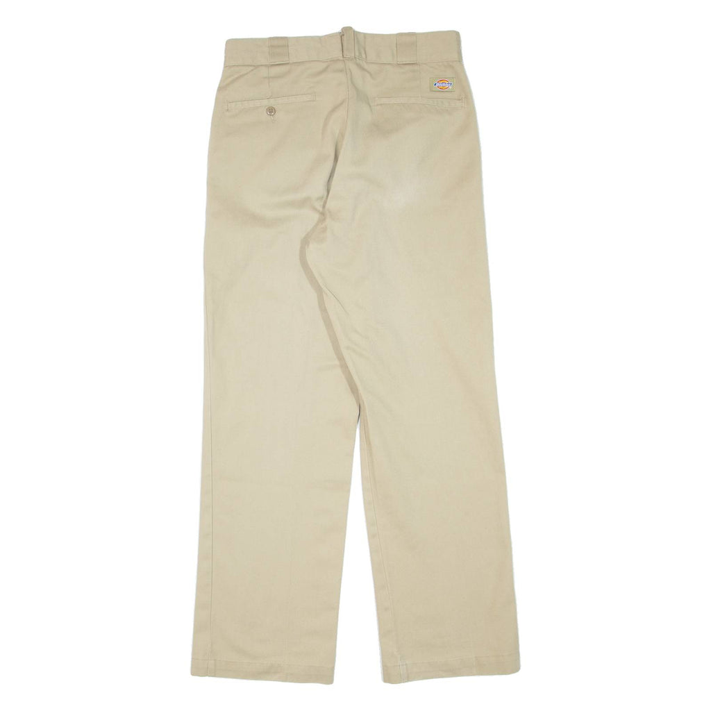 DICKIES Workwear Mens Trousers Beige Regular Straight W28 L29