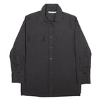 ZARA Womens Plain Shirt Grey Long Sleeve XS
